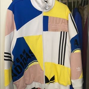 Adidas x Danielle Cathari “1972” blue block Jacket